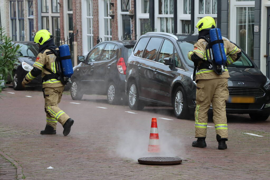 Brandweer ingezet voor rookontwikkeling in riool