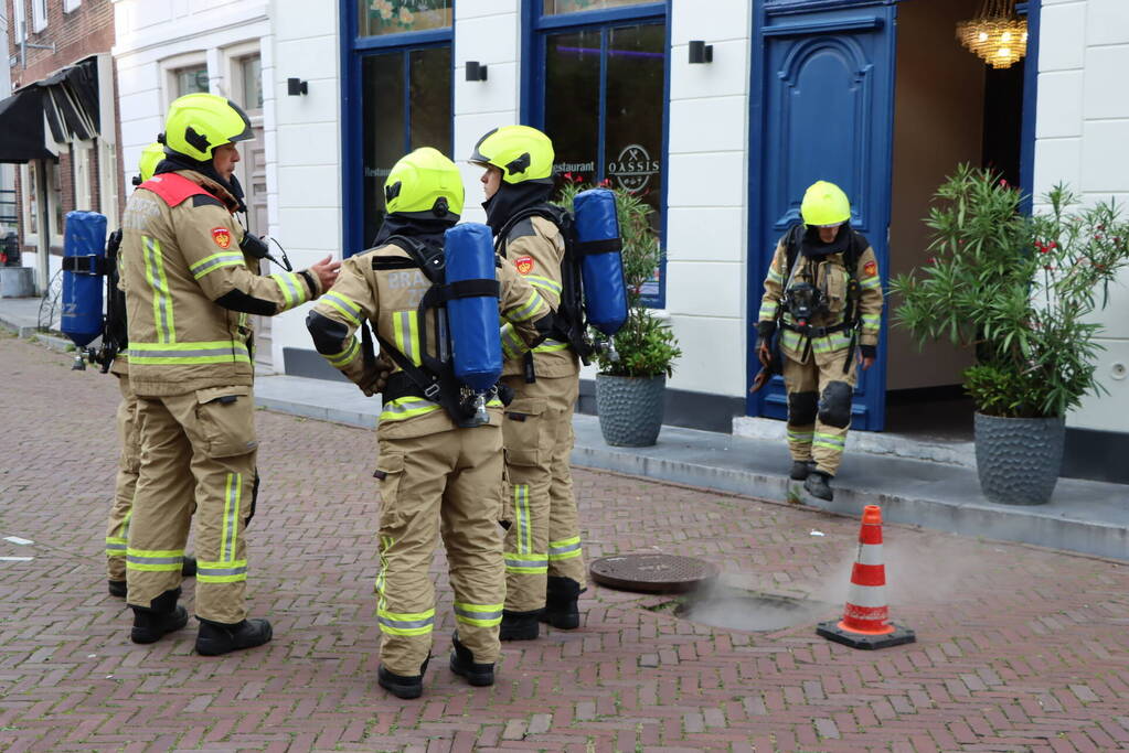 Brandweer ingezet voor rookontwikkeling in riool