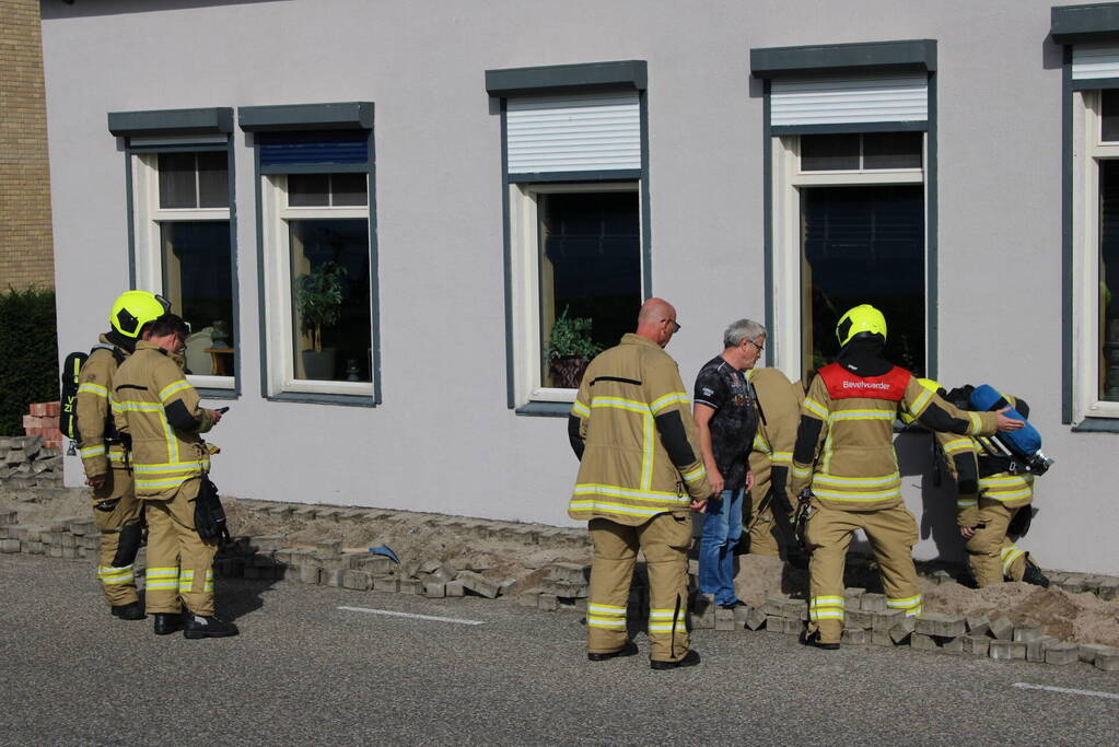 Gasleiding geraakt bij aanleg van glasvezel