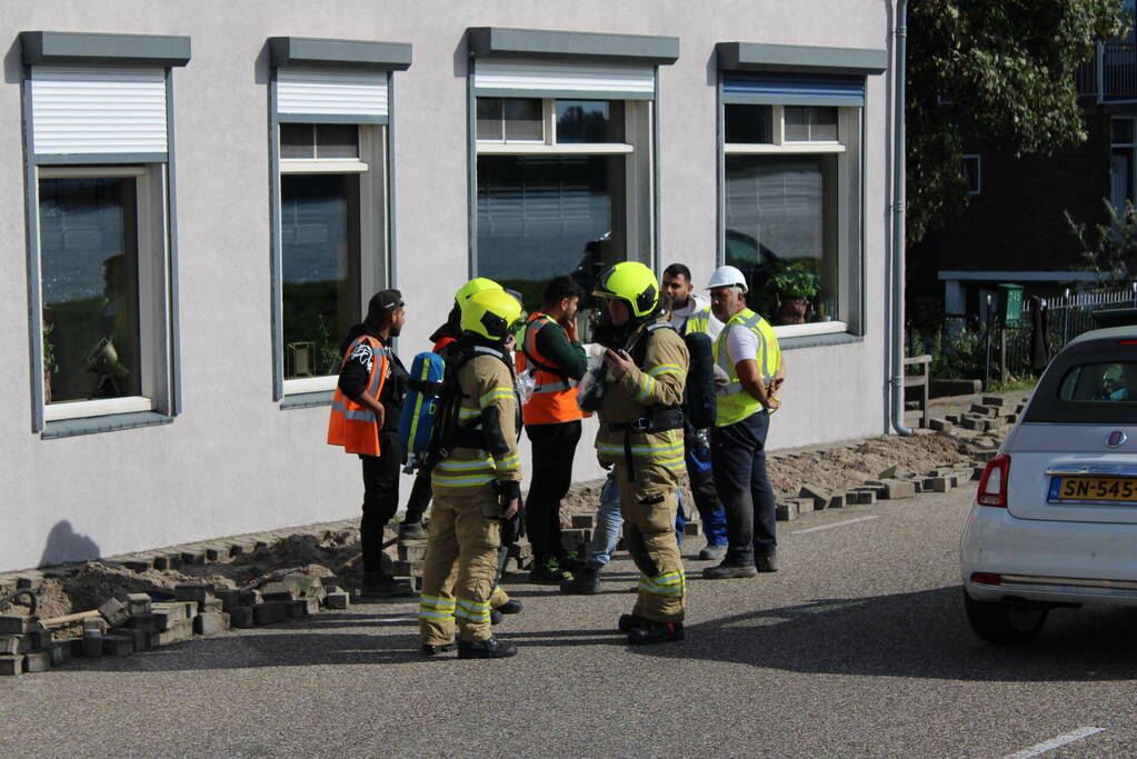 Gasleiding geraakt bij aanleg van glasvezel