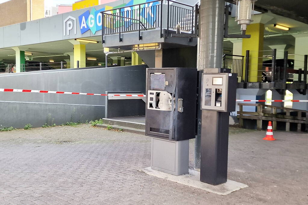 Plofkraak op betaalauto van parkeergarage