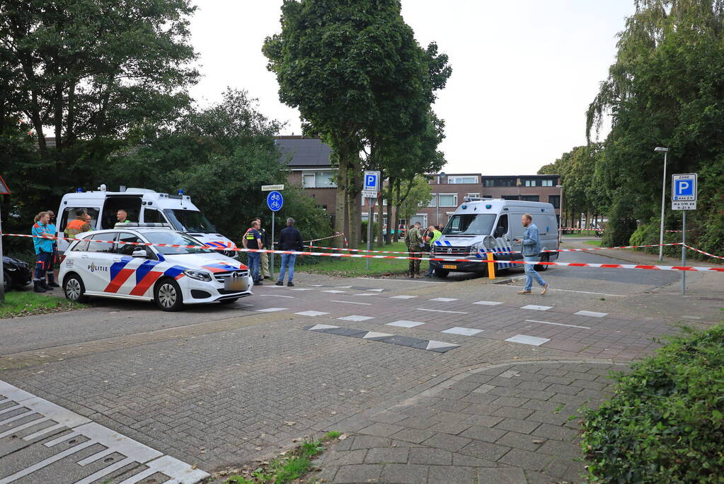 Grote inzet hulpdiensten in woonwijk