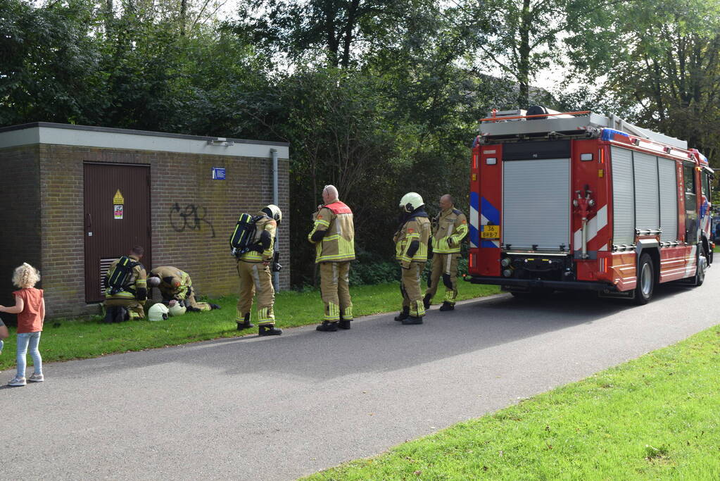 Mogelijk brand in elektrakast