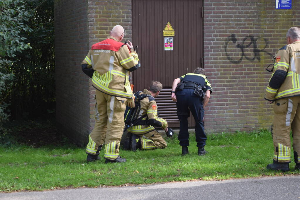 Mogelijk brand in elektrakast