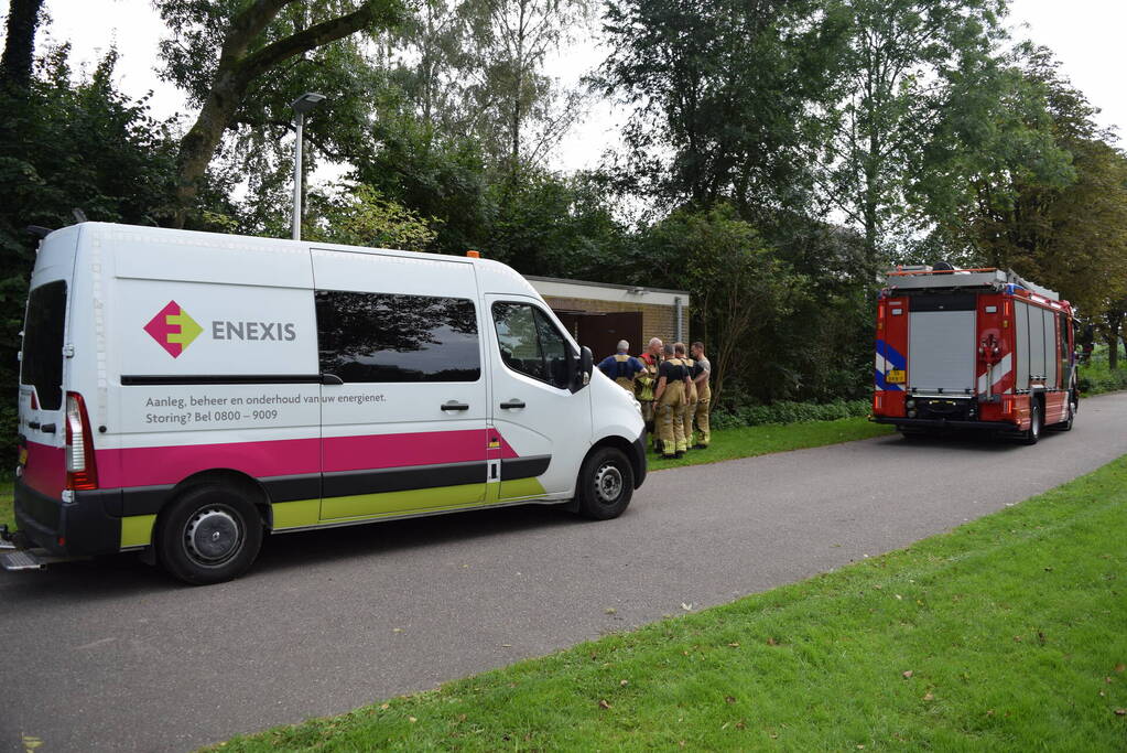 Mogelijk brand in elektrakast