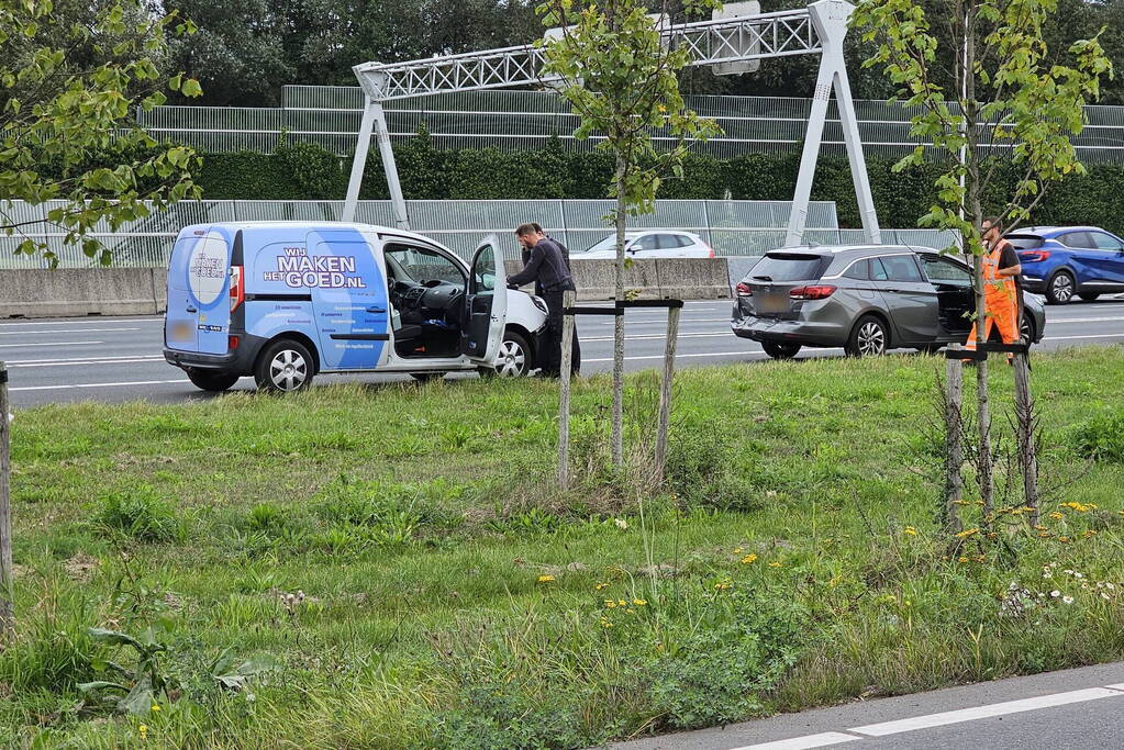 Schade na kop-staart botsing