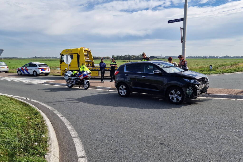 Twee auto's beschadigd bij ongeval