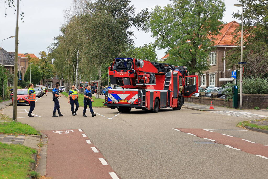 Bedrijfspand ontruimd vanwege brand