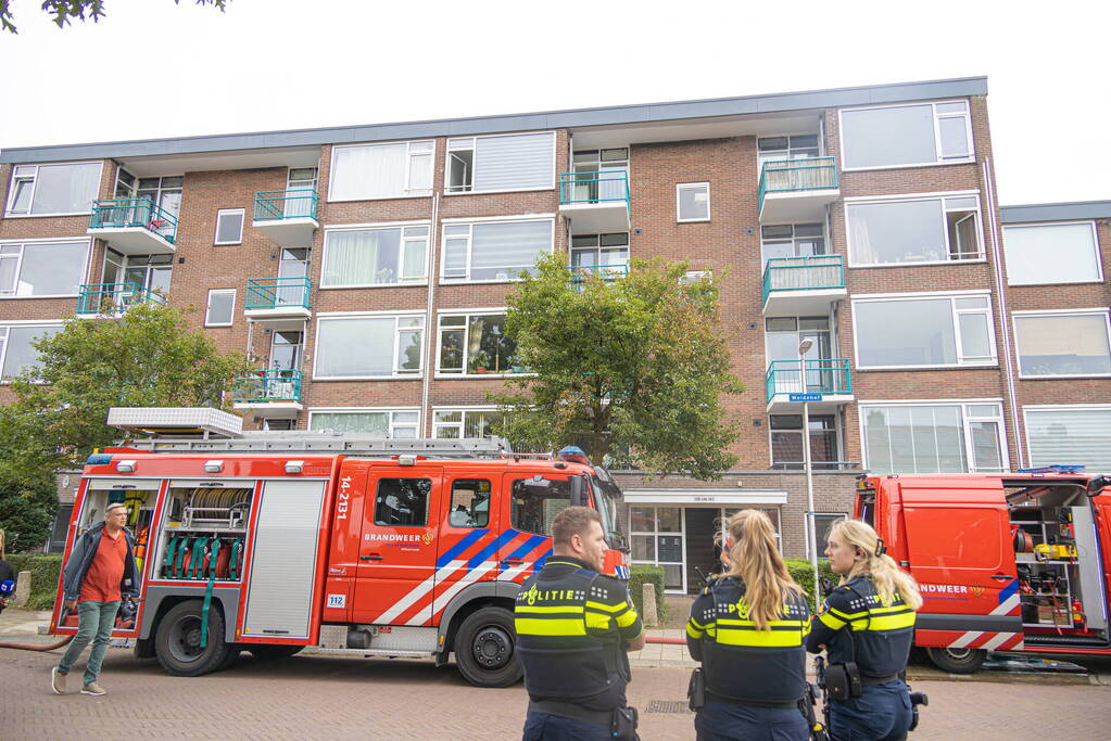 Flinke schade na brand in flatwoning