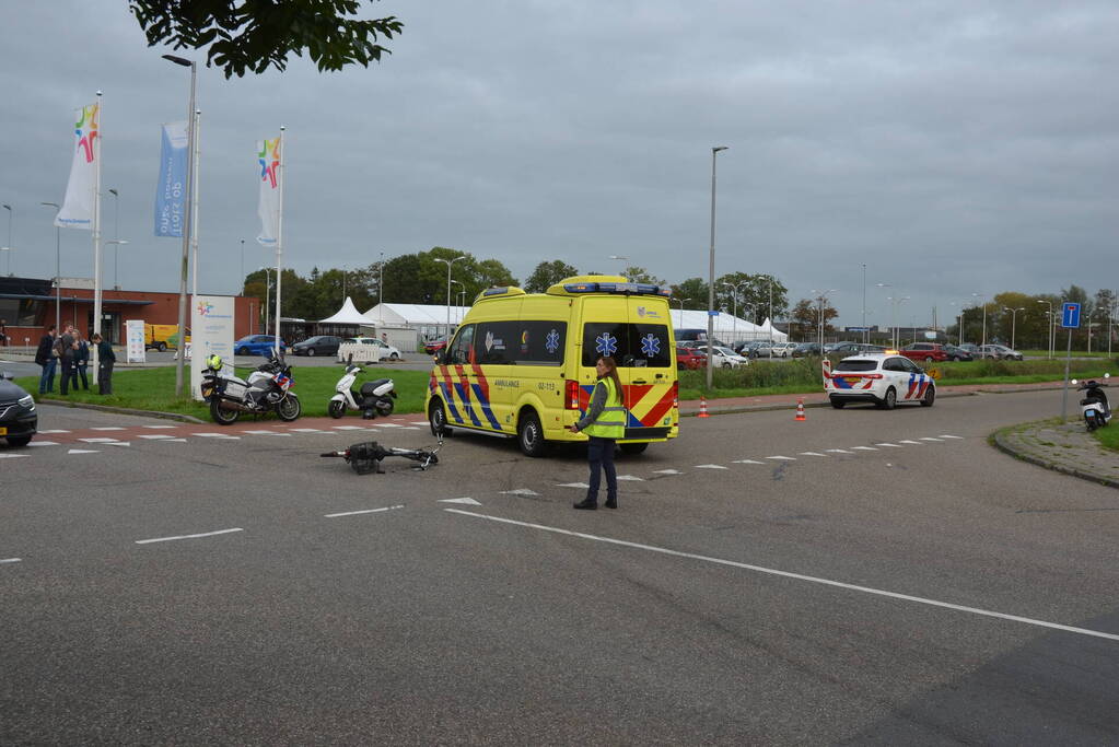 Fietser gewond bij verkeersongeval