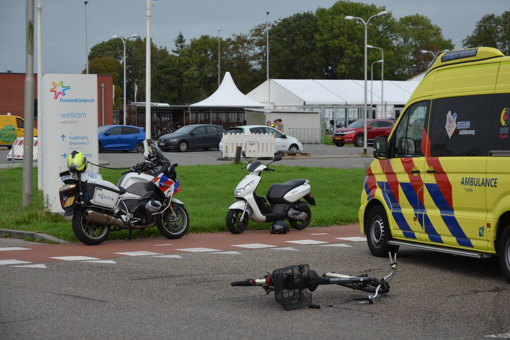 Fietser gewond bij verkeersongeval