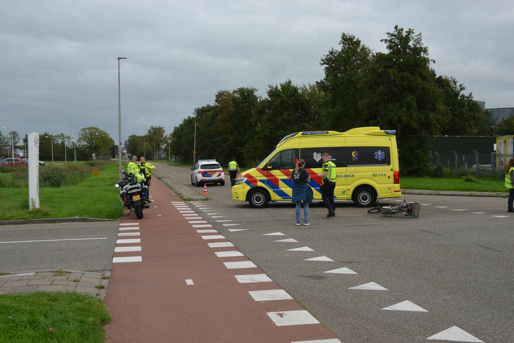 Fietser gewond bij verkeersongeval