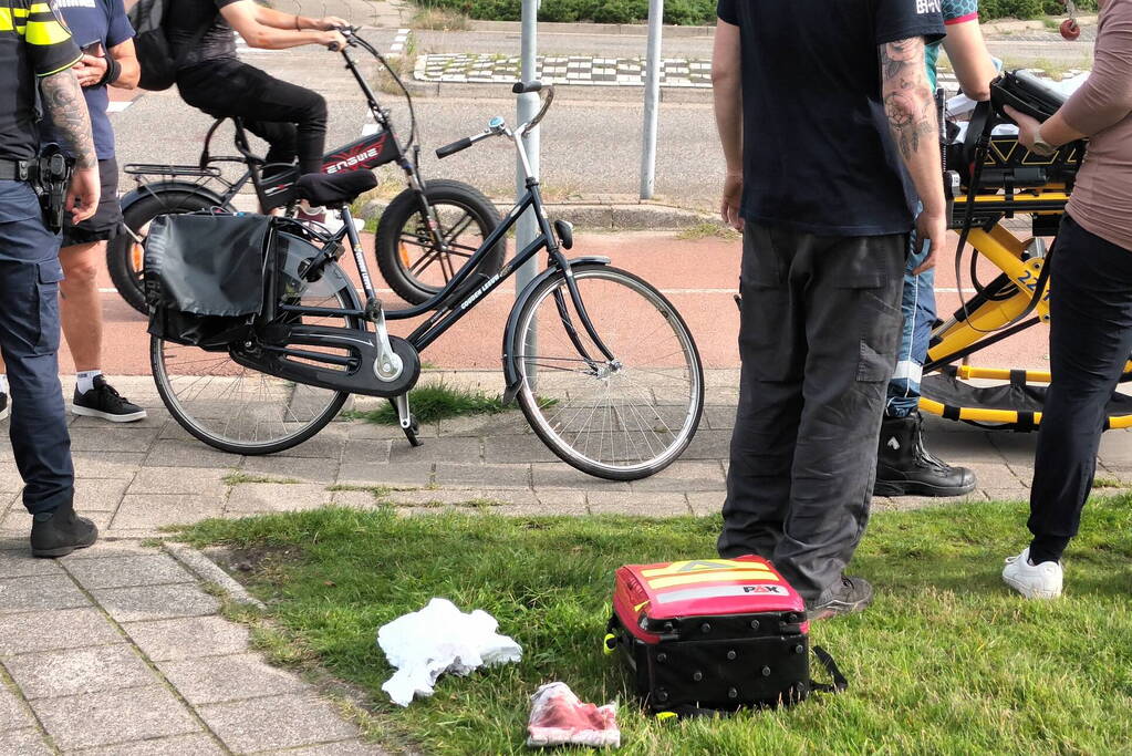 Fietser gewond bij botsing met automobilist