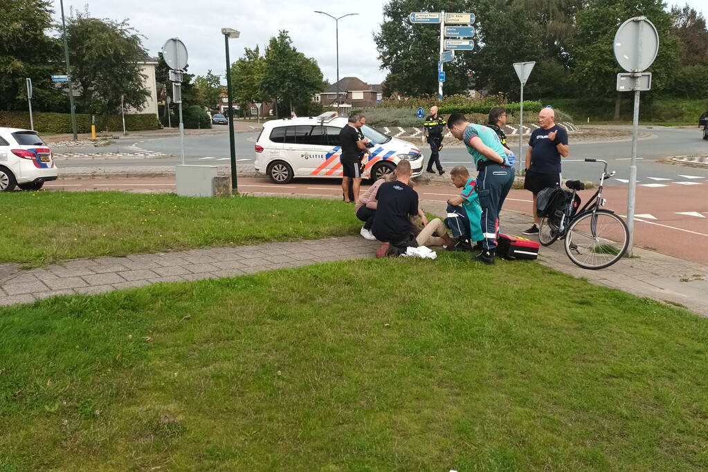 Fietser gewond bij botsing met automobilist