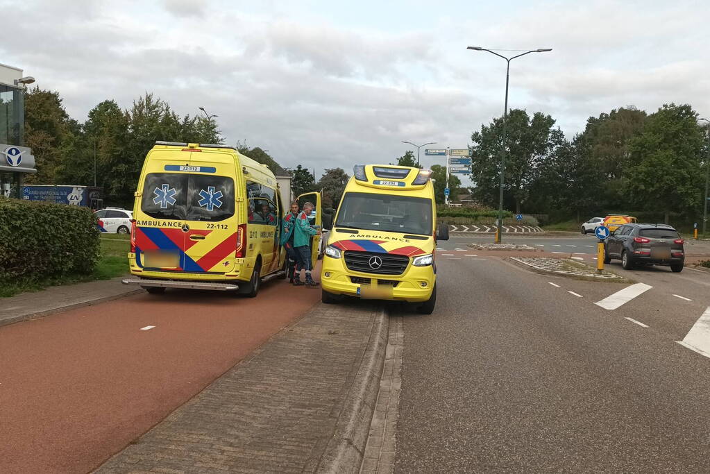 Fietser gewond bij botsing met automobilist