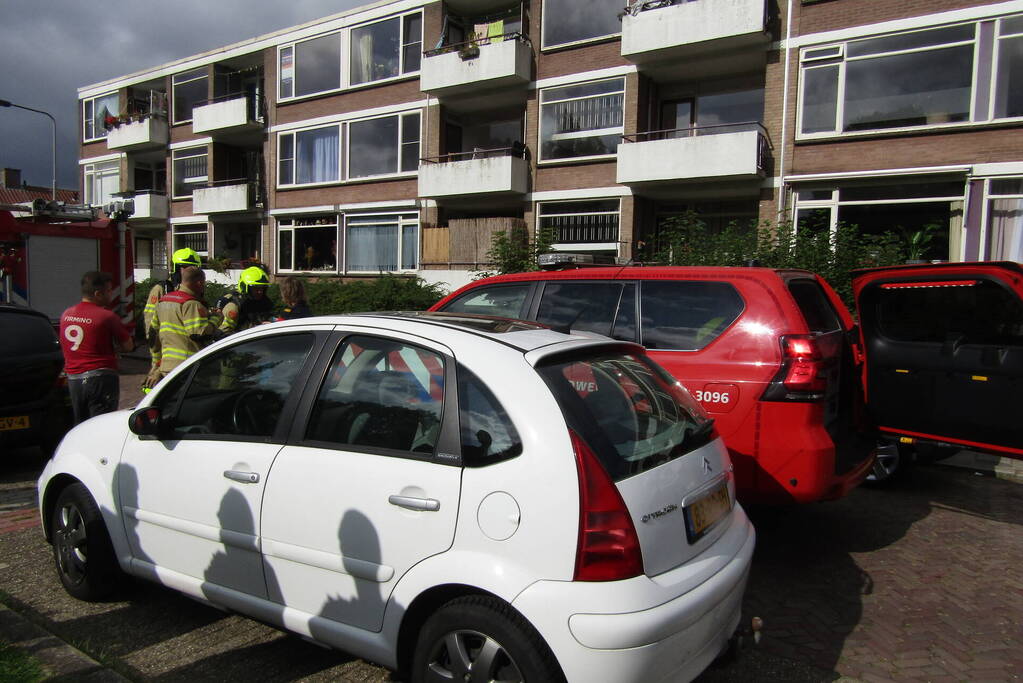 Gasleiding geraakt tijdens werkzaamheden