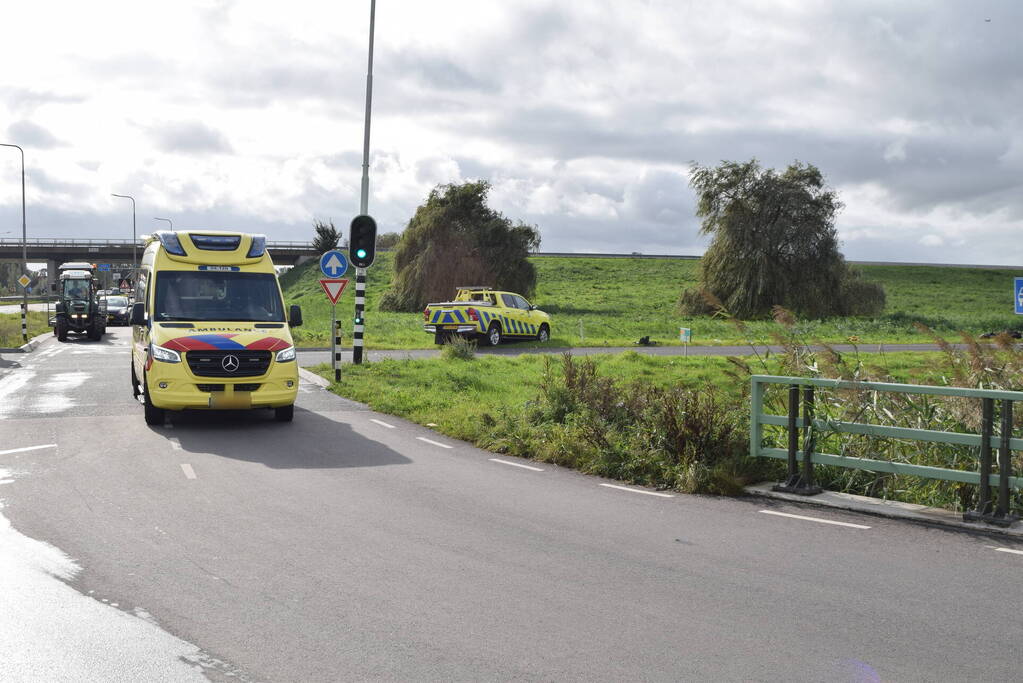 Scooterrijder gewond bij botsing