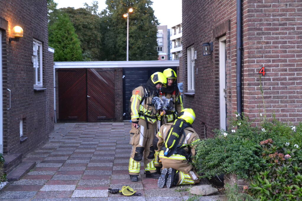 Gaslekkage door werkzaamheden in tuin