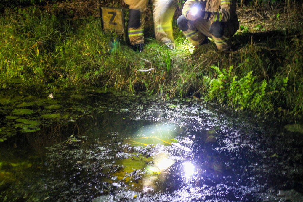 Onderzoek naar chemische lucht in water