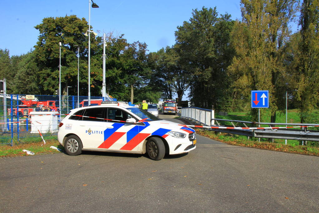 Overleden persoon uit sluis gehaald