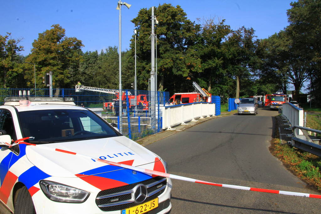 Overleden persoon uit sluis gehaald