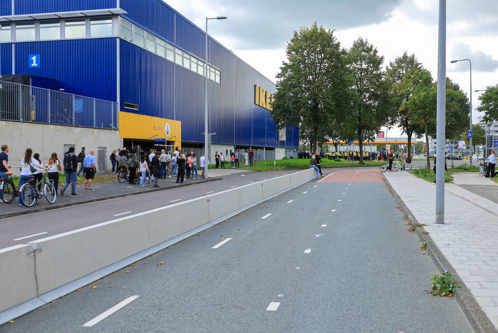 IKEA ontruimd wegens brand