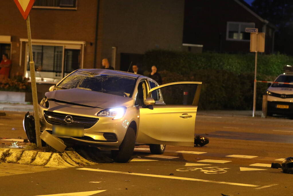 Ravage en gewonden bij aanrijding met motor