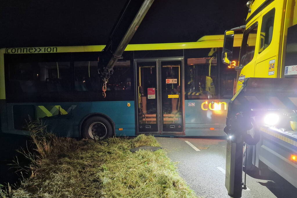 Bus in de problemen door keeractie