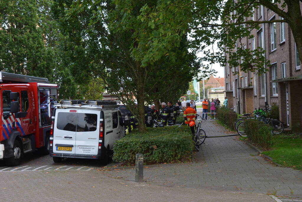 Brand in flat snel onder controle