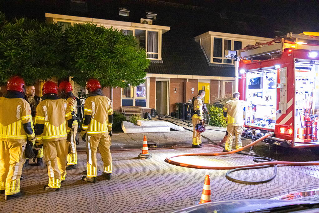 Brand in woning snel onder controle