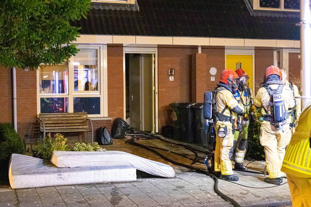 Brand in woning snel onder controle