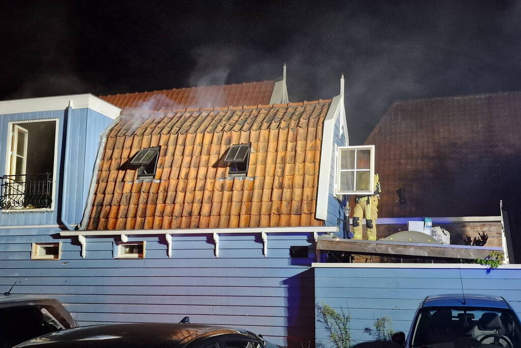 Felle brand in woning