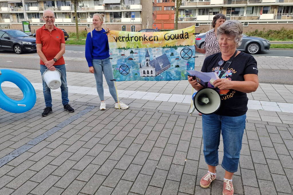 Demonstratie door XR voor gemeentehuis