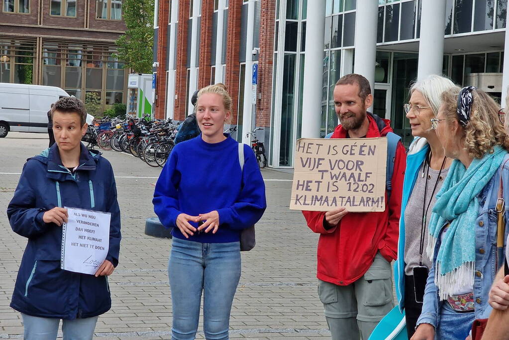 Demonstratie door XR voor gemeentehuis