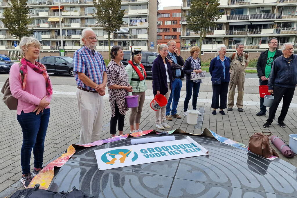 Demonstratie door XR voor gemeentehuis