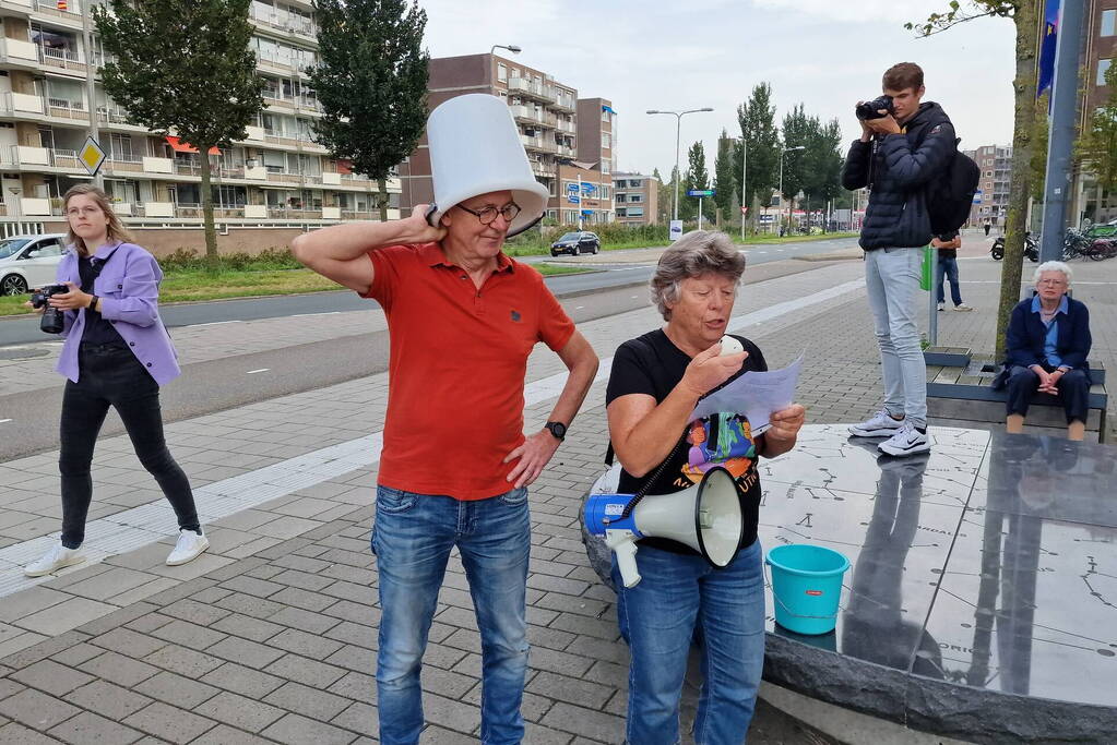 Demonstratie door XR voor gemeentehuis