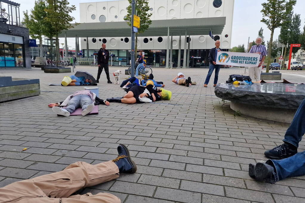 Demonstratie door XR voor gemeentehuis