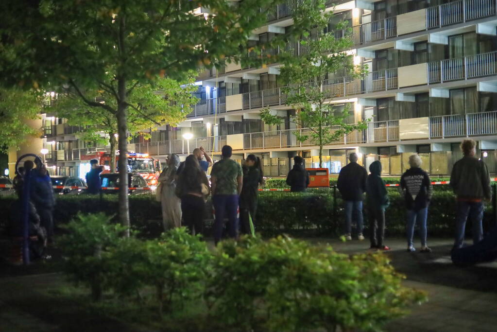 Veel schade bij brand in flatwoning