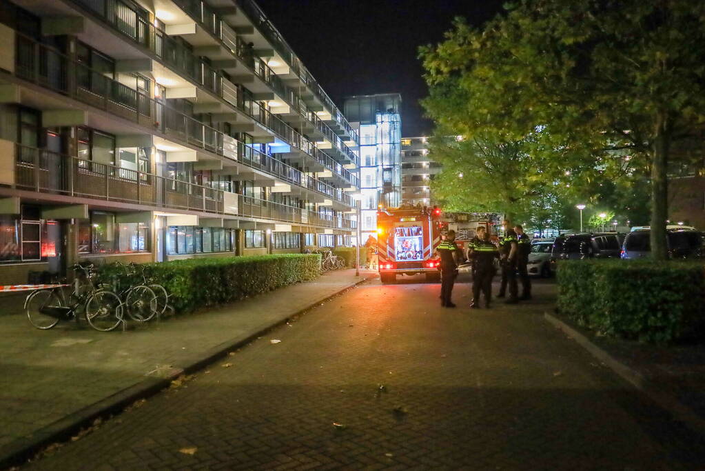 Veel schade bij brand in flatwoning