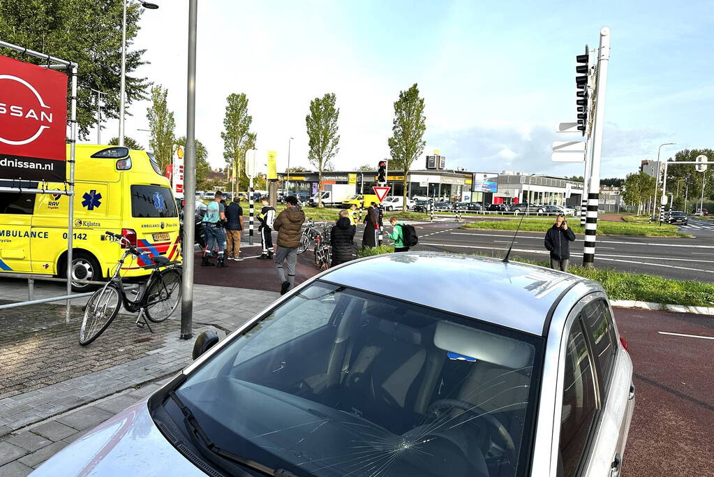 Fietser aangereden door automobilist