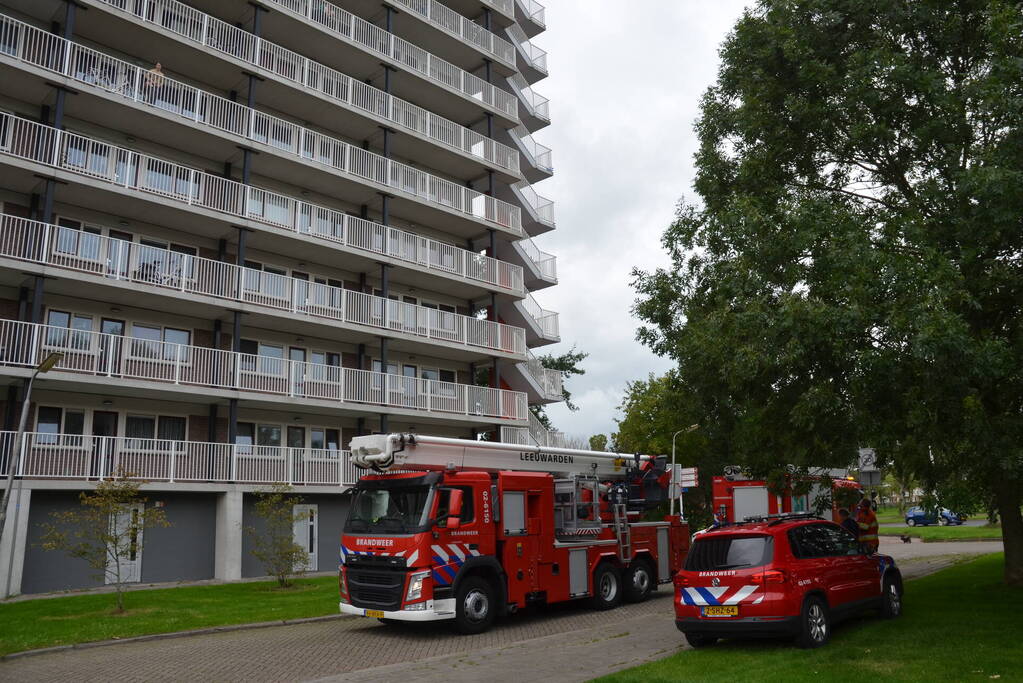 Brandweer ingezet voor rookontwikkeling van bbq op balkon