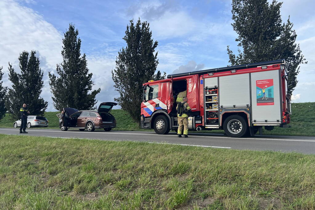 Schade bij kop-staart botsing