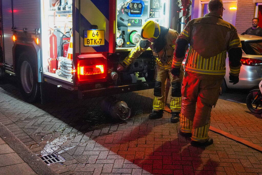 Brand bij woning snel onder controle