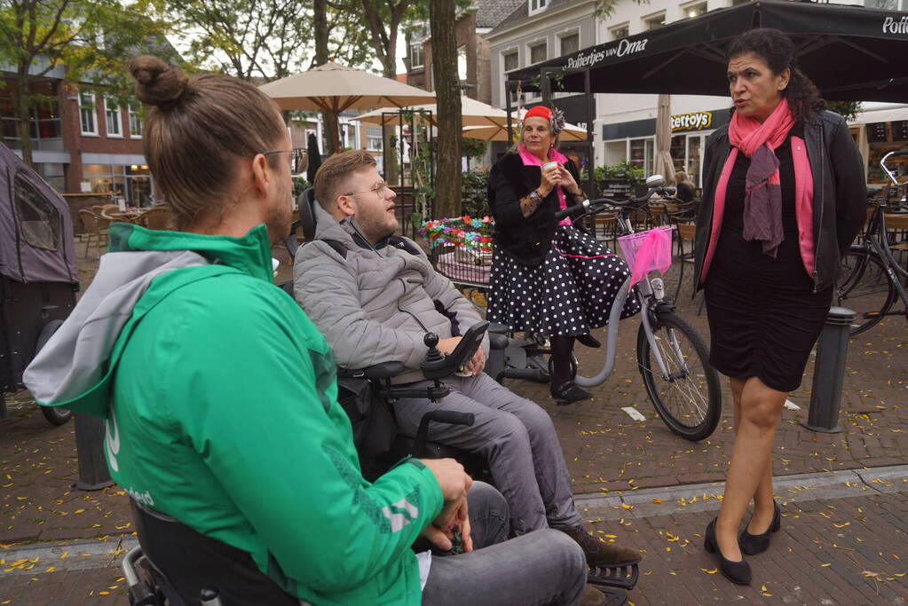 Hindernissen voor mensen met beperking worden zichtbaar in centrum