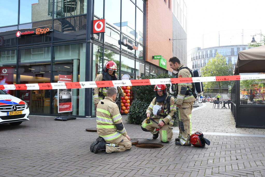 Omgeving afgezet tijdens onderzoek naar vreemde lucht