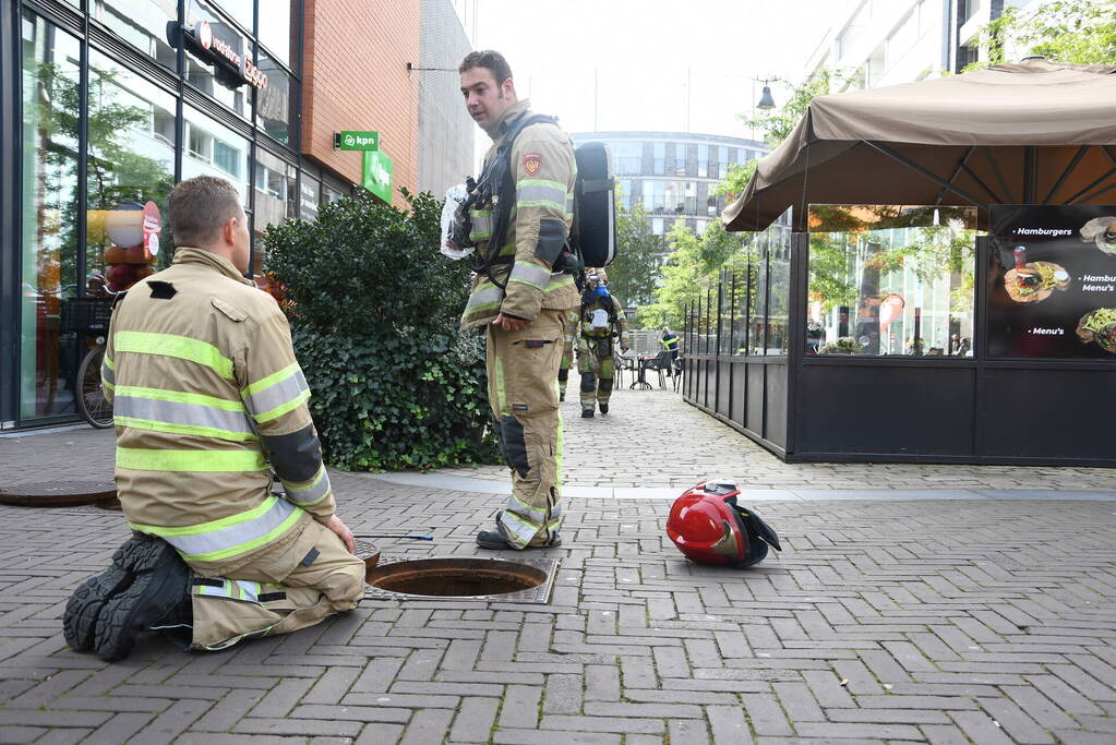 Omgeving afgezet tijdens onderzoek naar vreemde lucht