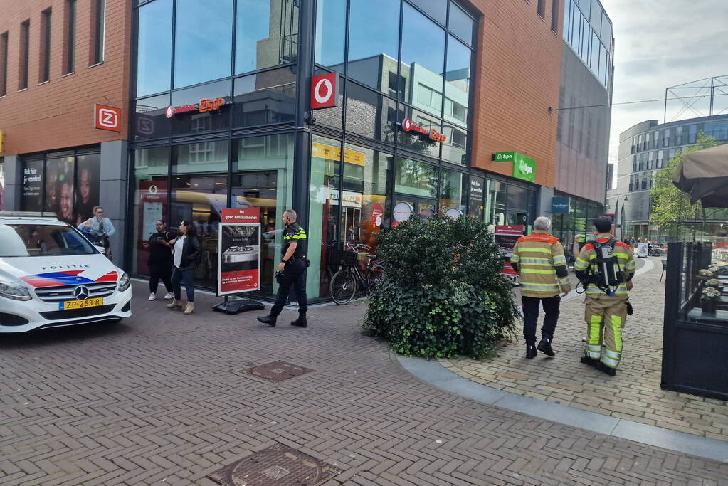 Omgeving afgezet tijdens onderzoek naar vreemde lucht