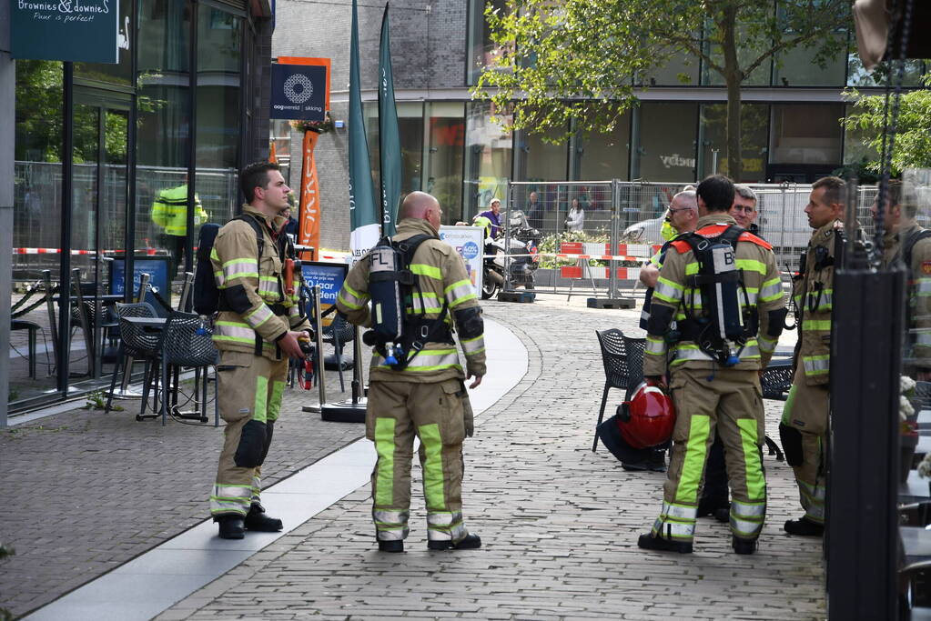 Omgeving afgezet tijdens onderzoek naar vreemde lucht