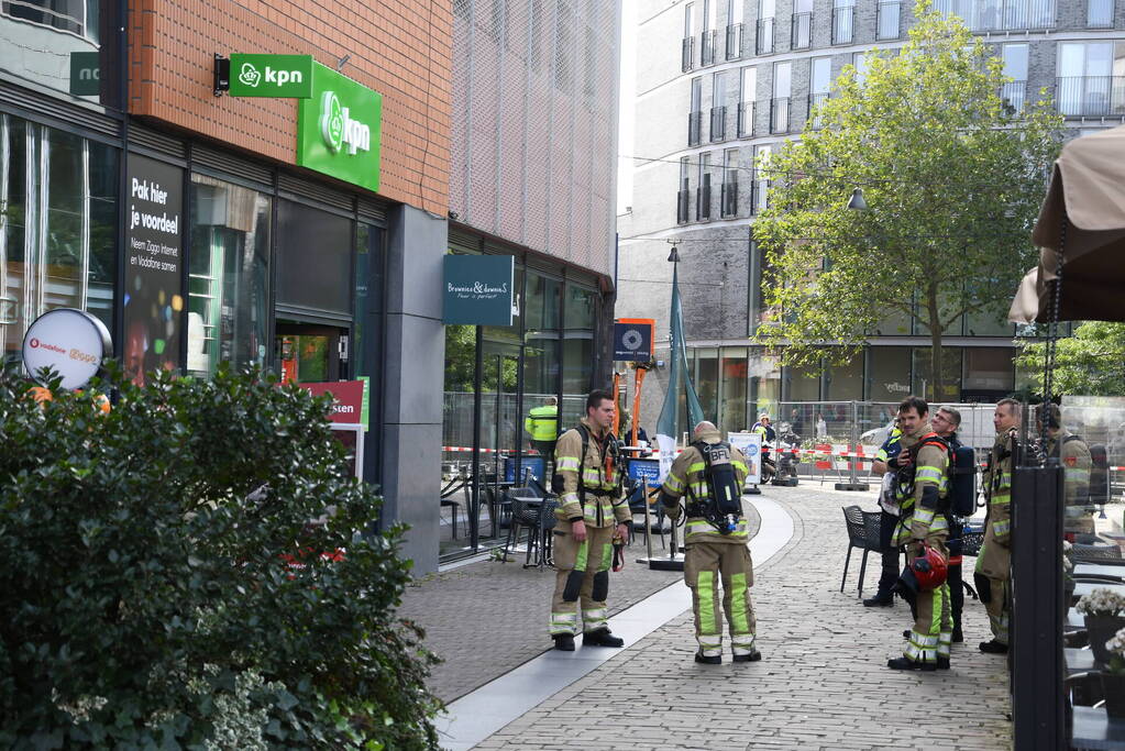 Omgeving afgezet tijdens onderzoek naar vreemde lucht