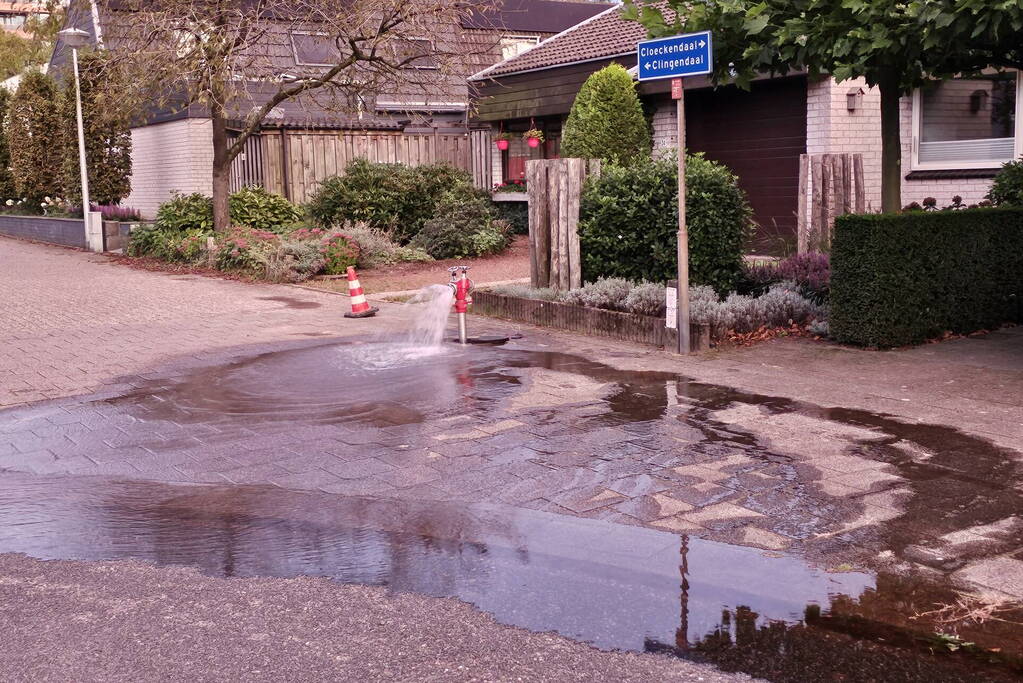 Wateroverlast in woning door gesprongen leiding